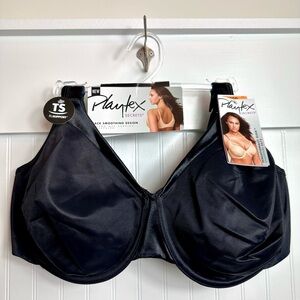 Playtex Black Full Coverage Bra with Wide Straps